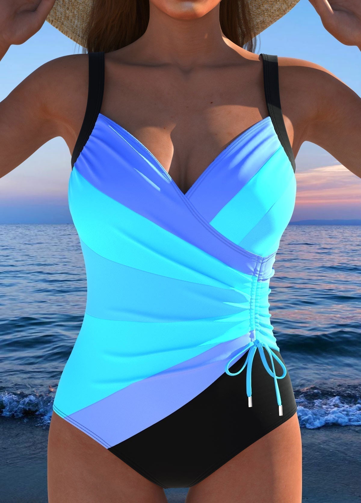 Blau / 3XL 56+
